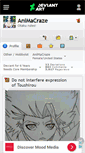 Mobile Screenshot of animacraze.deviantart.com