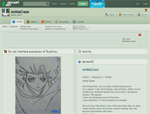 Tablet Screenshot of animacraze.deviantart.com