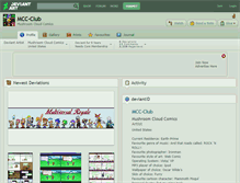 Tablet Screenshot of mcc-club.deviantart.com
