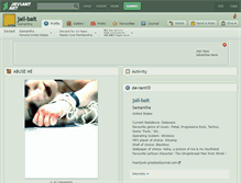 Tablet Screenshot of jail-bait.deviantart.com