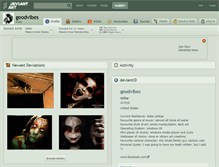 Tablet Screenshot of goodvibes.deviantart.com