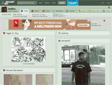 Tablet Screenshot of ankhu.deviantart.com