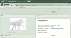 Desktop Screenshot of kiralaugh.deviantart.com