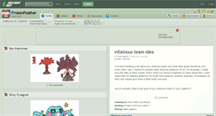 Desktop Screenshot of frozenfeather.deviantart.com