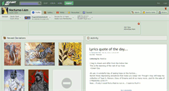 Desktop Screenshot of nocturne-i-am.deviantart.com