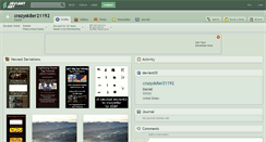 Desktop Screenshot of crazysk8er21192.deviantart.com