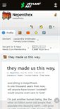 Mobile Screenshot of nepenthex.deviantart.com