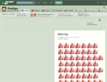 Tablet Screenshot of pinapapo.deviantart.com