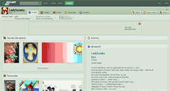 Desktop Screenshot of ladysuzaku.deviantart.com