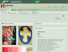 Tablet Screenshot of ladysuzaku.deviantart.com