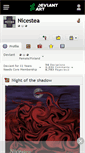 Mobile Screenshot of nicestea.deviantart.com