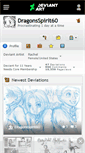 Mobile Screenshot of dragonsspirit60.deviantart.com