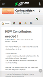 Mobile Screenshot of canineartists.deviantart.com