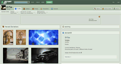 Desktop Screenshot of d1tus.deviantart.com