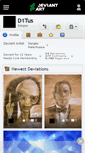 Mobile Screenshot of d1tus.deviantart.com