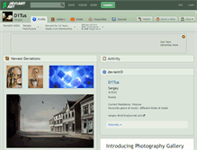 Tablet Screenshot of d1tus.deviantart.com