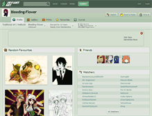 Tablet Screenshot of bleeding-flower.deviantart.com