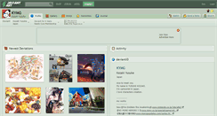 Desktop Screenshot of kymg.deviantart.com