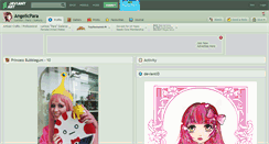 Desktop Screenshot of angelicpara.deviantart.com