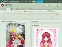 Tablet Screenshot of angelicpara.deviantart.com