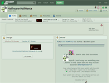 Tablet Screenshot of halfinsane-halfmenta.deviantart.com