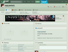 Tablet Screenshot of angryspainplz.deviantart.com