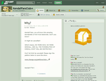 Tablet Screenshot of kendallfansclub.deviantart.com