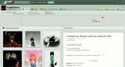 Desktop Screenshot of fudgefeather.deviantart.com