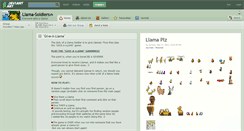 Desktop Screenshot of llama-soldiers.deviantart.com