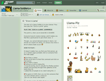 Tablet Screenshot of llama-soldiers.deviantart.com