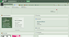 Desktop Screenshot of mechanicaldoom.deviantart.com