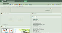 Desktop Screenshot of manasolace.deviantart.com