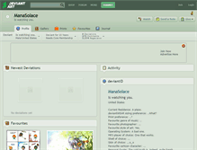 Tablet Screenshot of manasolace.deviantart.com