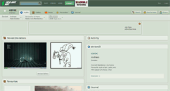 Desktop Screenshot of ceroc.deviantart.com