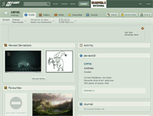 Tablet Screenshot of ceroc.deviantart.com