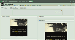 Desktop Screenshot of lady-dementia.deviantart.com