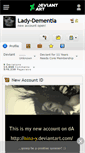 Mobile Screenshot of lady-dementia.deviantart.com