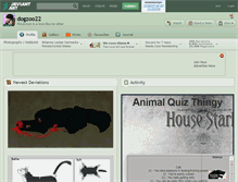 Tablet Screenshot of dogzoo22.deviantart.com