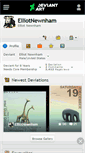 Mobile Screenshot of elliotnewnham.deviantart.com