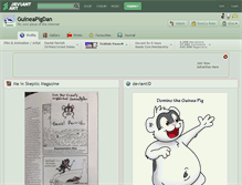 Tablet Screenshot of guineapigdan.deviantart.com