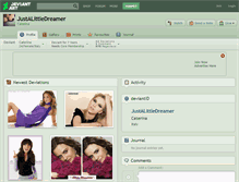 Tablet Screenshot of justalittledreamer.deviantart.com