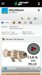Mobile Screenshot of billyofdoom.deviantart.com