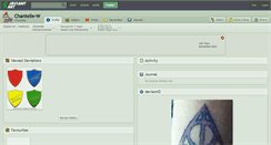 Desktop Screenshot of chantelle-w.deviantart.com