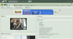 Desktop Screenshot of dust.deviantart.com