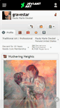 Mobile Screenshot of gravestar.deviantart.com