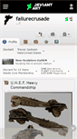 Mobile Screenshot of failurecrusade.deviantart.com