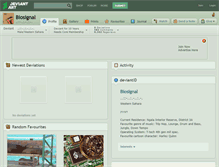 Tablet Screenshot of biosignal.deviantart.com
