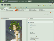 Tablet Screenshot of kathytachan.deviantart.com