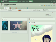 Tablet Screenshot of misunderstood-gwen.deviantart.com
