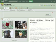 Tablet Screenshot of blossomleaf.deviantart.com